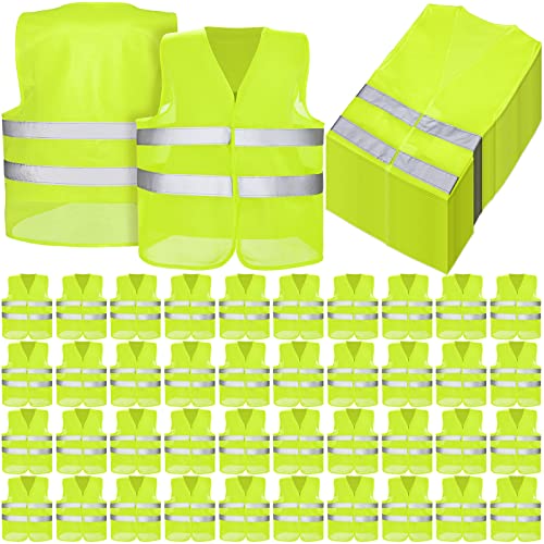 JaGely High Visibility Safety Vest Bulk 360° Reflective