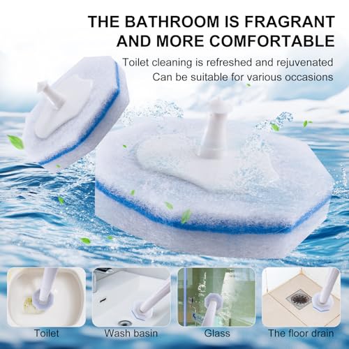 60pcs Upgraded Thick Toilet Bowl Wand Refills fits Clorox Wand - size: 1 Count (Pack of 60)