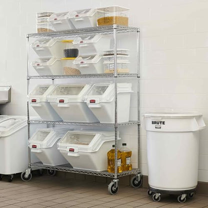 Rubbermaid Commercial Products ProSave Ingredient Bin, 100 Cup, White