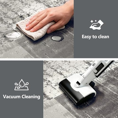 LOKHOM Kitchen Floor Mat, Cushioned Anti Fatigue Runner Rug 24x59 Grey - color: Grey