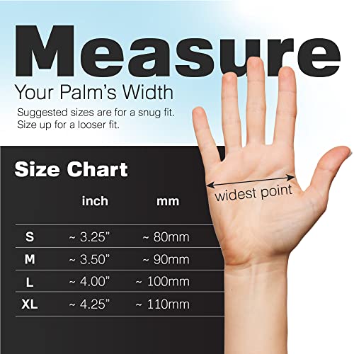 Raxwell Nitrile Gloves Large, Disposable Latex Free Gloves, Blue, 100 Pack - size: Large, style: 100 Count