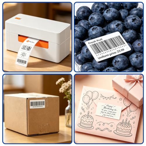 ESSENTIAL 2" x 1" Direct Thermal Barcode Labels, (1300 Labels, 1 Roll) - size: 2"x1"