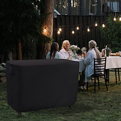 Patio Prep Table Cover for 52 Inch Keter Unity XL Portable Table - size: 52" x 22" x 33"