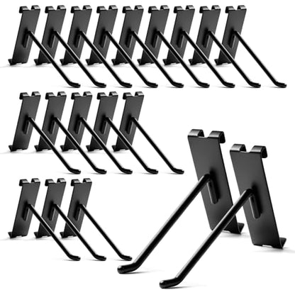 Gridwall Hooks 6 Inch, 60 Pack Metal Display Hooks for Grid Wall - size: 6 inch