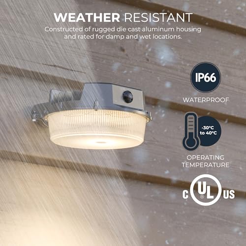 HALO ALB LED Area Light, 4000 Lumens, Dusk-to-Dawn, Gray - size: 4000 Lumens