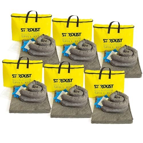 Stardust Spill Products Universal Spill Kit, OSHA Compliant, 6-Pack - size: 6 Pack