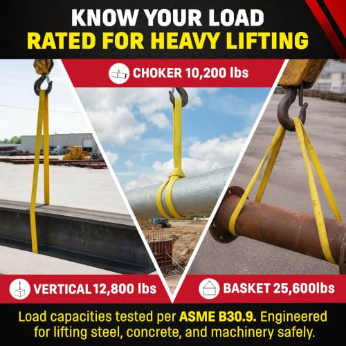 DD Sling 2" x 10' Nylon Endless Lifting Sling – USA Made - size: 2"x10'