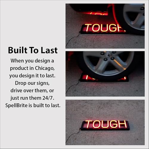 SpellBrite LED Neon DISPENSARY Sign for Business - White, 37" x 6" - color: White, size: DISPENSARY (37"x6.3")