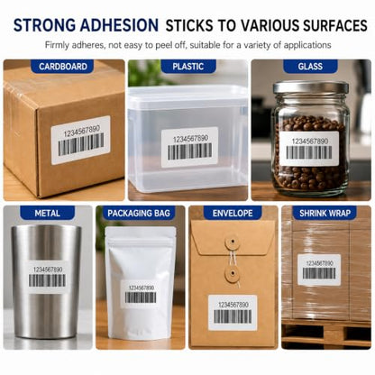 8 Rolls 4" x 4" Direct Thermal Labels 350 Labels/Roll