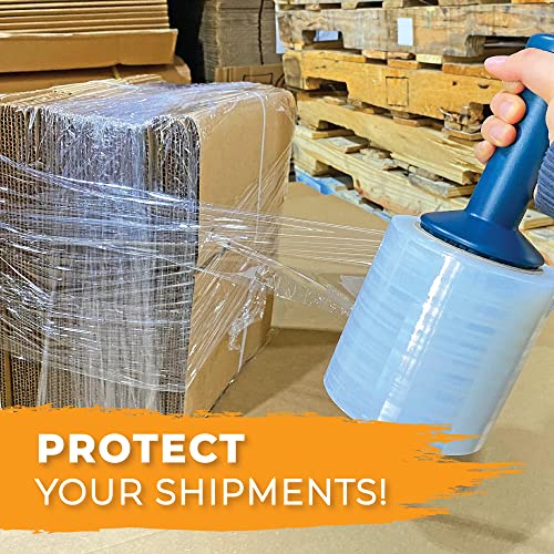 WOD SFD5 Industrial Mini Hand Stretch Wrap Film Plastic Dispenser - Used for Storage Moving, Pallet Wrap, Packaging, Wrapping: Fits 3 in Core (Pack of 5) - color: Dispenser, size: 5-Pack