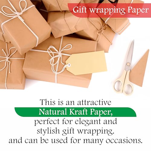 Purple Papers Wrapping Paper - Mini Roll - 18 Inch X 33 Feet - Polka Dots Design for Birthday, Holiday, Wedding, Baby Shower (Green) - color: Brown, size: 17.8" X 110'