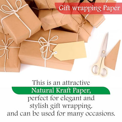 Purple Papers Wrapping Paper - Mini Roll - 18 Inch X 33 Feet - Polka Dots Design for Birthday, Holiday, Wedding, Baby Shower (Green) - color: Brown, size: 17.8" X 110'