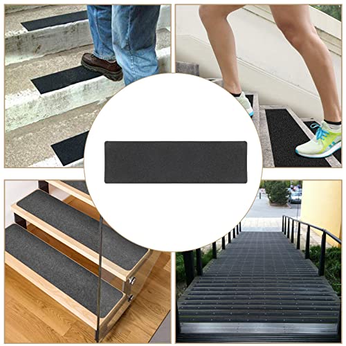 3 Pack Black Anti-Slip Strips 6 Inch x 24 Inch