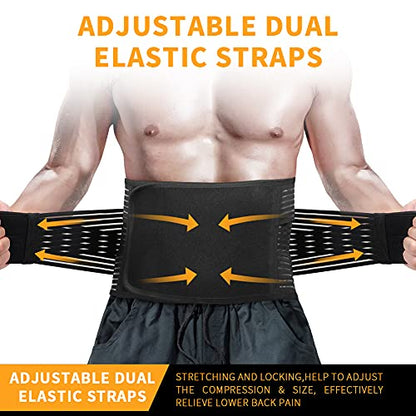 DARLIS Back brace with inflatable pad, Lower Back Pain,Sciatica Relief M - size: Medium