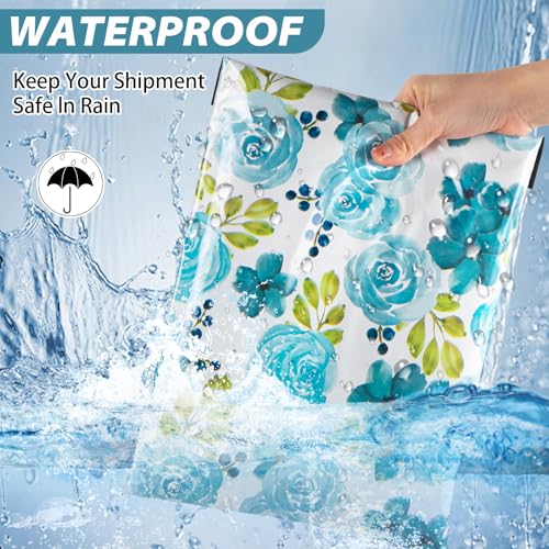 Oududianzi Poly Mailers 10x13, 100PCS Shipping Bags, Mailers Poly Bags, Mailing Envelopes Bags, Polymailer Packaging Bags for Small Business - Blue Rose - color: Blue Rose, size: 10x13 - 100Pack