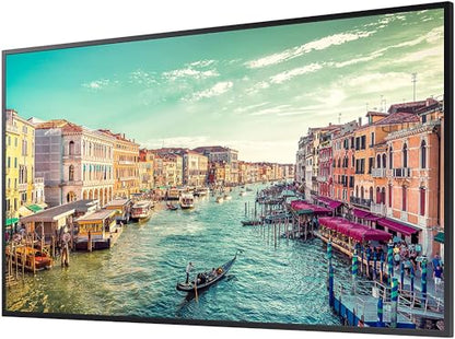 SAMSUNG Business QM75R 75 inch 4K UHD 3840x2160 24/7 Commercial Signage LED Display for Business, HDMI, Wi-Fi, and 3-Year WRNTY, 500 nit (LH75QMREBGCXZA), Black - size: 75-inch