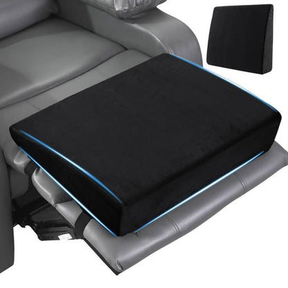 MABOZOO Wedge Recliner Leg Pillow, Foam Extra Large Foot Rest Cushion with Adjustable Straps, Recliner Footrest Extender Leg Elevation Pillow Wedge Pillow for Recliner, Bed, Sofa, Couch (Black) - color: Black