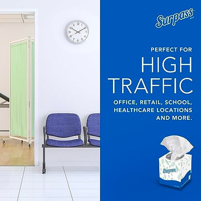 Surpass Facial Tissue, Bulk, 36 Boxes x 90 Tissues (21320)