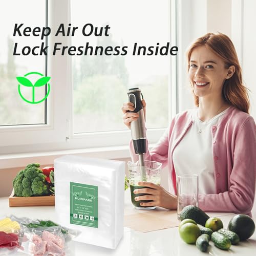 Vacuum Sealer Bags,2.7"*4" 100 Pcs Heavy Duty Pre-Cut Design Commercial Grade Food Sealable Bag for Heat Seal Food Storage,Boilsafe to 280°F Freezable,Good for Storage,Meal Prep and Sous Vide - size: 2.7 x 4 Inch 100 Pcs