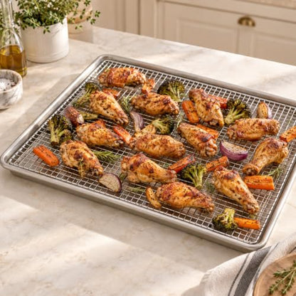 Mrs. Anderson's Baking Professional Cooling Rack, Heavy Duty Steel - size: Big Sheet