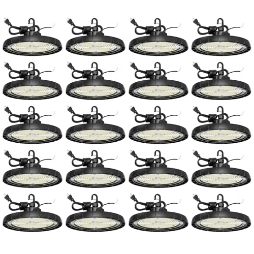 200W UFO LED High Bay Lights, AC100-277V, 20 Pack - size: 20 Pack