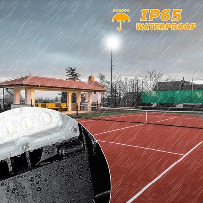 Juyace 240W LED Stadium Flood Light with Photocell for Parking Lot Building - size: 240W-1pack-With Photocell