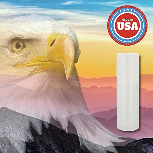 PSBM 2 Rolls 20 Inch x 10000 Feet Machine Pallet Netting Vented Stretch Film/Wrap, Industrial Strength Clear Shrink Plastic Wrap for Moving, Packing, Shipping of Frozen Food and Plants - size: 20 Inch x 10000 Feet, style: 2 Rolls