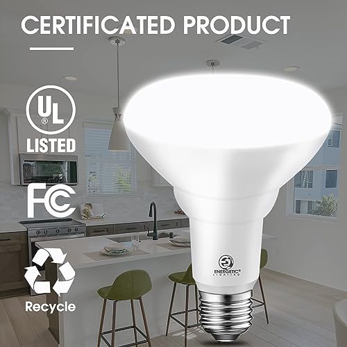 Energetic 6 Pack LED Recessed Light Bulb BR30 1500LM, 5000K - size: 6 Count (Pack of 1)
