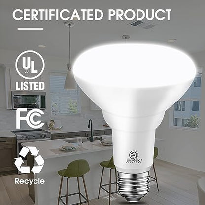 Energetic 6 Pack LED Recessed Light Bulb BR30 1500LM, 5000K - size: 6 Count (Pack of 1)