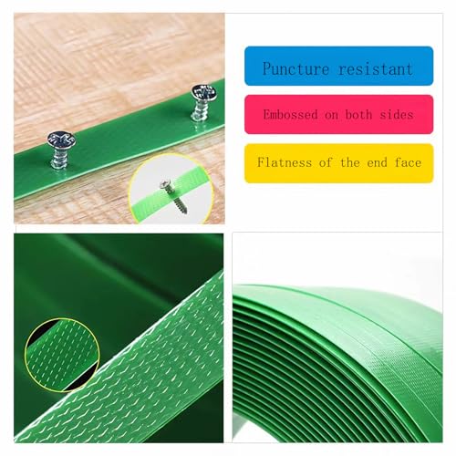 Packaging Strapping Banding PET Pallet Srapping Roll 1000ft x 5/8" x 0.035" - color: Green