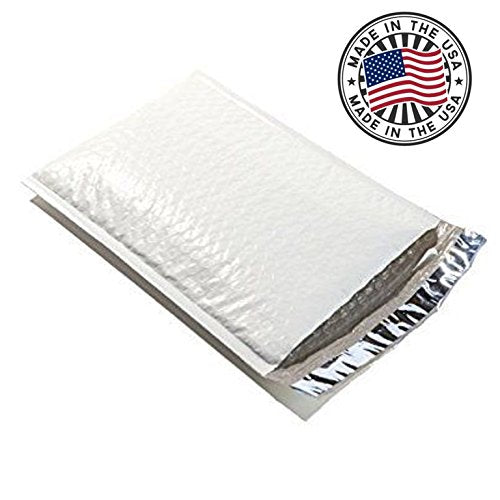 SALES4LESS #2 Poly Bubble Mailers 8.5x12 Inches Shipping Padded Envelopes Self Seal Waterproof Cushioned Mailer 10 Pack, PBMVR_8.5X12-10,White - size: #2 8.5X12