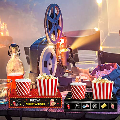OBUSATT 32Pcs Movie Party Supplies Movie Night Snack Trays - style: Movie Night