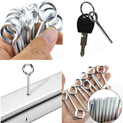 5/32” Standard Hex Dogging Key with Full Loop, Allen Wrench Door Key for Push Bar Panic Exit Devices, Solid Metal