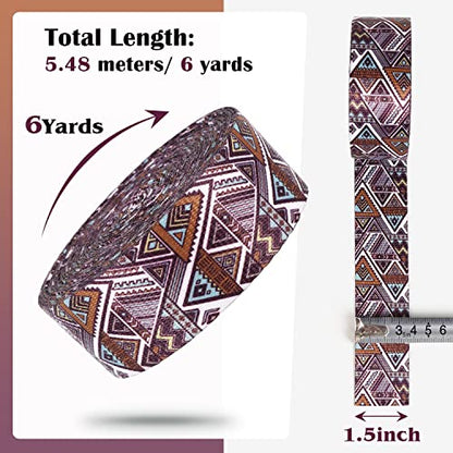 Nylon Webbing 1.5 Inch Webbing Straps for Bags, 6 Yards - color: wb05-6 Yards