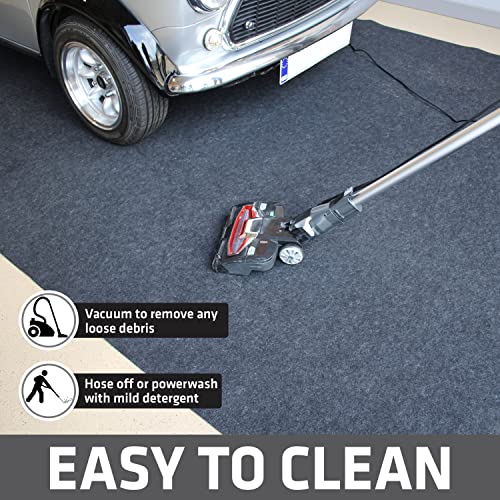 Drymate Garage Floor Mat 17' x 7'4", Waterproof Garage Flooring, USA Made - size: 7'4" x 17' (Rectangular)