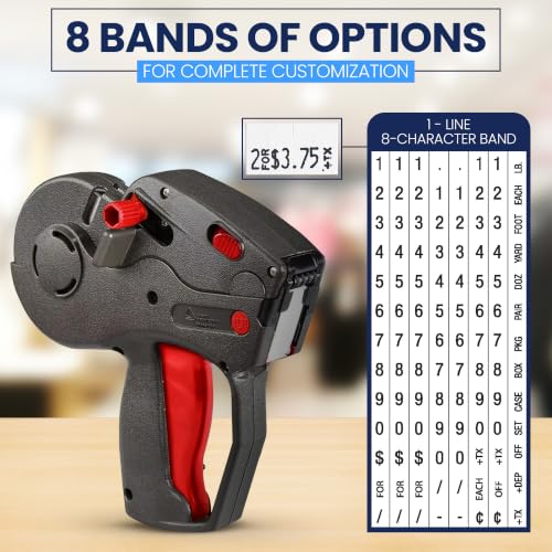 Monarch 1131 Pricing Gun with Labels Starter Kit: Includes Price Gun, 10,000 White Pricing Labels and Preloaded Inker - color: 10,000 White Labels