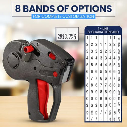 Monarch 1131 Pricing Gun with Labels Starter Kit: Includes Price Gun, 10,000 White Pricing Labels and Preloaded Inker - color: 10,000 White Labels