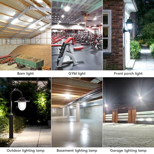Led Corn Light Bulb - 60W 7500LM Equivalent 600Watt E26 for Warehouse 6000K 1 Pack - size: 1 Pack（6000K）