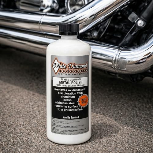 Schultz Laboratories White Diamond Metal Polish & Long Lasting Sealant - Perfect for Stainless Steel, Brass, Aluminum, Chrome, Gold, Silver - Sealant, Rust Remover/Preventer, Jewelry, Boats - 3 Pack - size: 12 Fl Oz (Pack of 3)