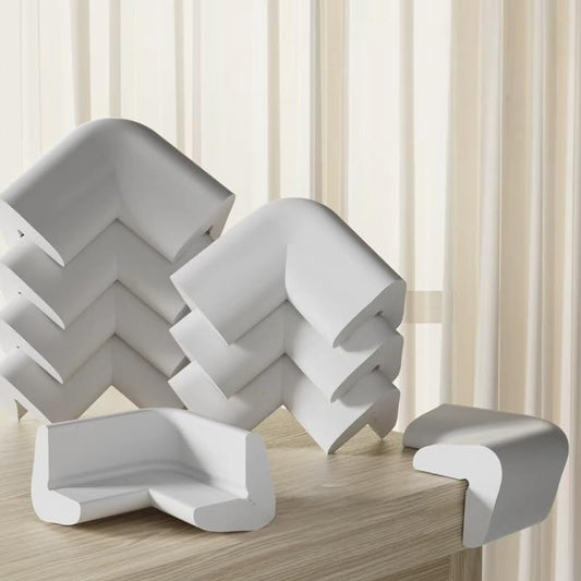 6Pack Baby&Child Proof Corner Guards & Furniture Edge Bumpers - Soft Foam Safety Protectors for Tables, Adhesive Corner Protectors for Sharp Edges(Grey) - color: Grey-6pack