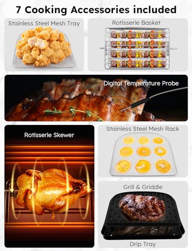 Nuwave Brio Air Fryer Oven, 15.5Qt X-Large Family Size, Powerful 1800W - size: 15.5Qt