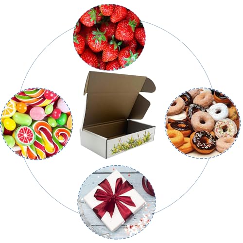 7x4x2 Inch White Shipping Boxes 25 Pack,Small Gift Boxes,Bulk of Mailers - size: 7''x4''x2''