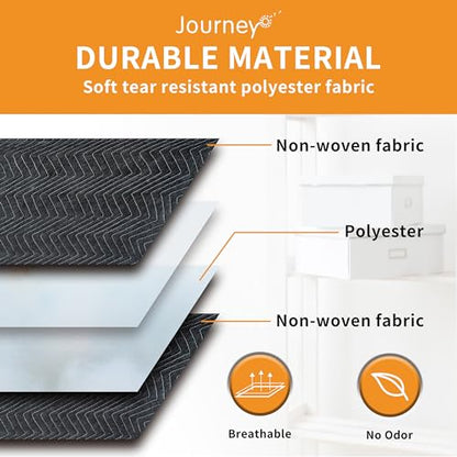 Padded Packing & Moving Blankets 4 Pack Deluxe Quality 80 x 72 inch Furniture Shipping Pads for Moving and Storage-Black(4 Deluxe Blankets 45 lbs/Dozen) - size: 4 Deluxe Black Blankets 45 lbs/Dozen