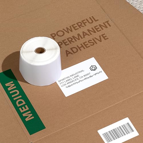4" X 6" Direct Thermal Labels (1000 Count, 4 Rolls) - Printable - size: 4" X 6"
