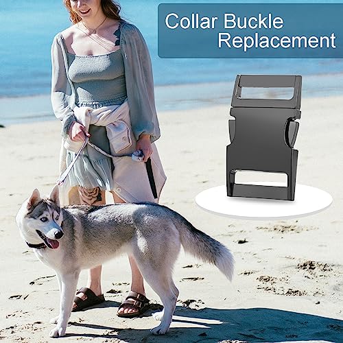 CooBigo 10 Pack Bulk Dog Collar Hardware Metal Buckle 1 inch Webbing Backpack Buckle Replacement Backpack Strap Kit Prong Collar Clip Buckles(GunBlack) - color: 10pcs 1" Gunblack