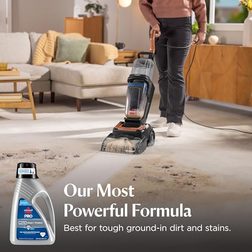 Bissell 78H63 Deep Clean Pro 4X Deep Cleaning Concentrated Carpet Shampoo, 48 ounces - Silver - size: 48 Fl Oz (Pack of 1), style: Pro Max