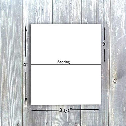 Hamilco White Tent Place Cards 3.5x2-80lb Cover Heavyweight Pre-Scored Folded Name Cards for Meetings, Events, Banquets, Weddings & Conferences (200 Pack) - size: Size 3 1/2" x 2" - White (Pack of 2)