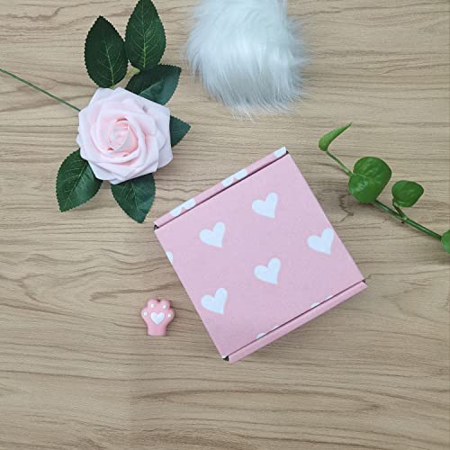 Recyclable Cardboard Small Gift Mailer Boxes for Shipping Packaging Craft Mother's Day Gifts Giving Products (Pink, 9 x 6 x 2 Inch) - color: Pink, size: 9 x 6 x 2 Inch
