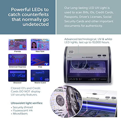 AccuBANKER LED420 Cash and Card Detector with AccuSTAND - style: Stand Bundle