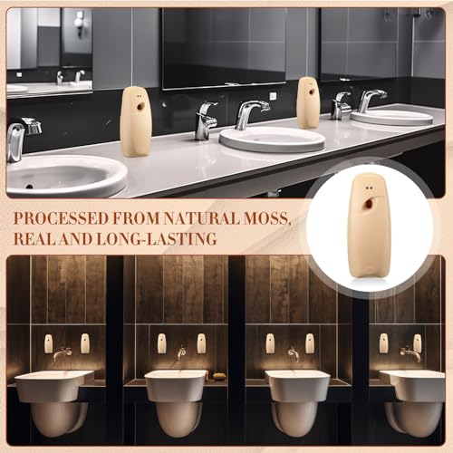 Maxcheck 4 Pcs Automatic Air Freshener Spray Dispenser Room, Light Khaki - color: Light Khaki